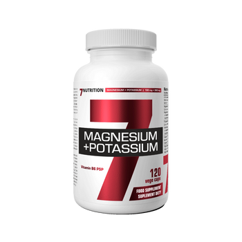 7Nutrition MAGNESIUM + POTASSIUM - 120 vege caps