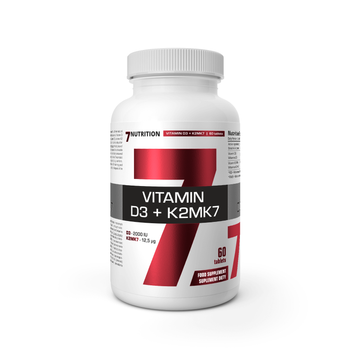 7Nutrition VITAMIN D3 + K2MK7 60tabs.