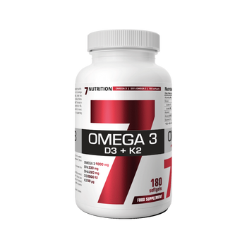7NUTRITION OMEGA 3 D3 + K2 - 180 softgels